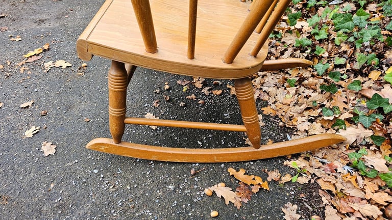 Wooden rocking chair £20