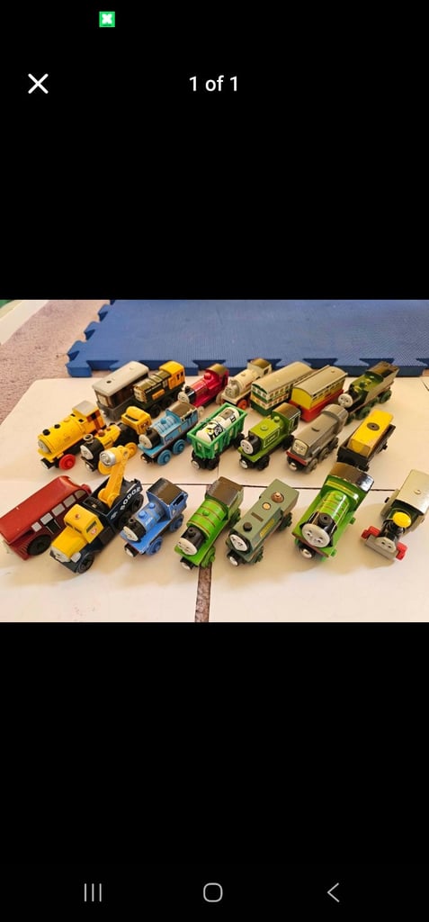 image for Thomas wooden trains £10each