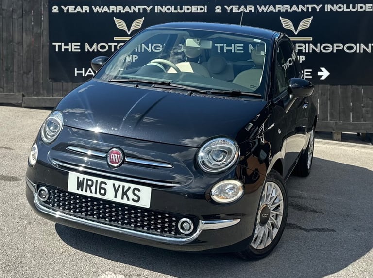 2016 Fiat 500 1.2 Lounge 3dr Hatchback Petrol Manual