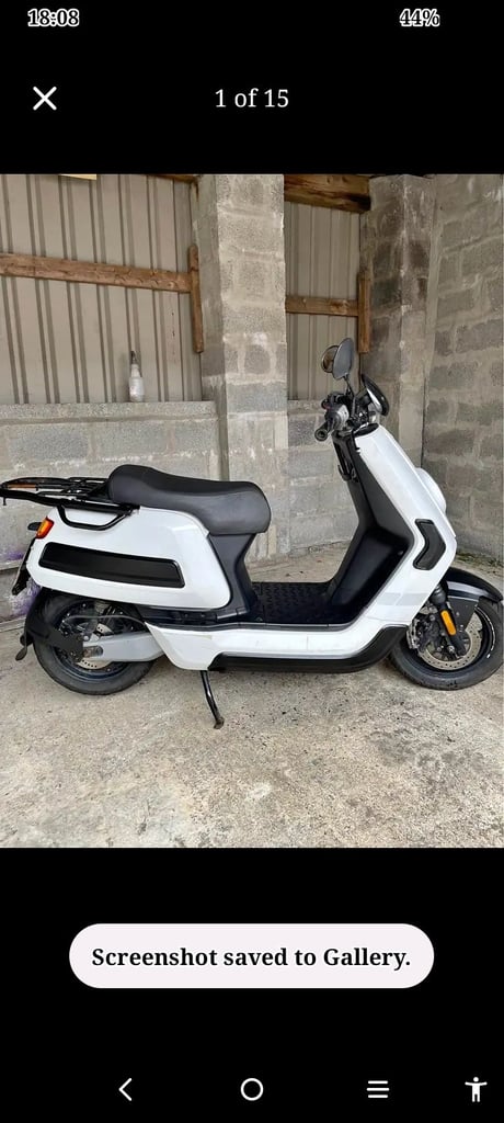 image for Niu cargo electric scooter.