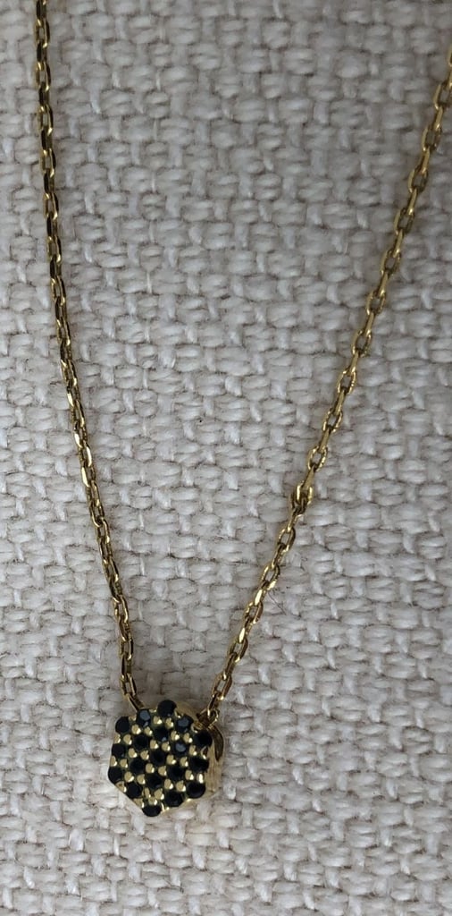 Accessorize Z collection gold plated chain and 'charm' ONO