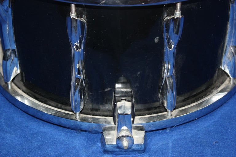 Premier Black Shadow 14in x 8in Snare Drum ~ 10 Hole Die Cast Hoops ~ Flo Beam Mechanism ~ £395 ono