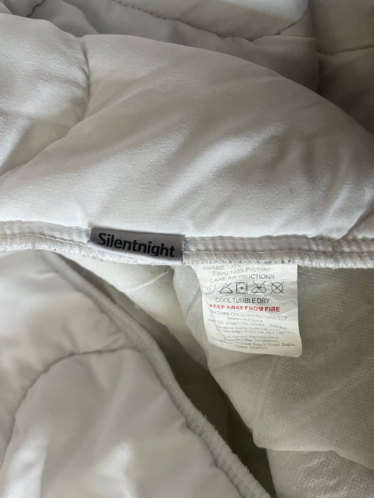 silentnight double duvet, bed cover bundle 