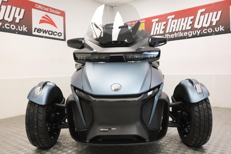 2025 Can-Am Spyder RT Limited Trike Mineral Blue Satin - IN STOCK NOW 