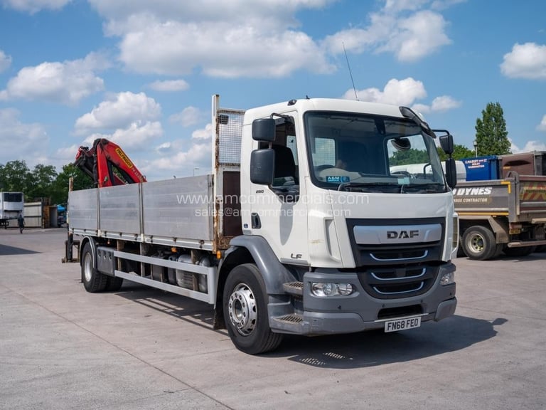 image for 2018 (68) DAF LF 260 4X2 CRANE MOUNTED DROPSIDE FLATBED