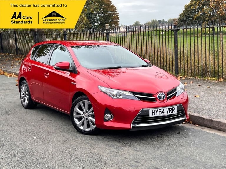 2014 64 TOYOTA AURIS 1.8 VVT-H EXCEL HATCHBACK 5DR AUTO PETROL HYBRID CVT EURO 5