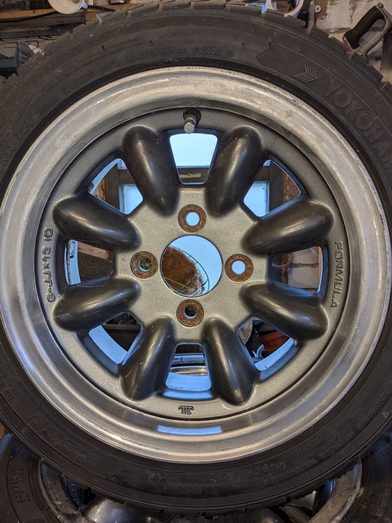 image for Classic mini Alloy wheels 13x6J.