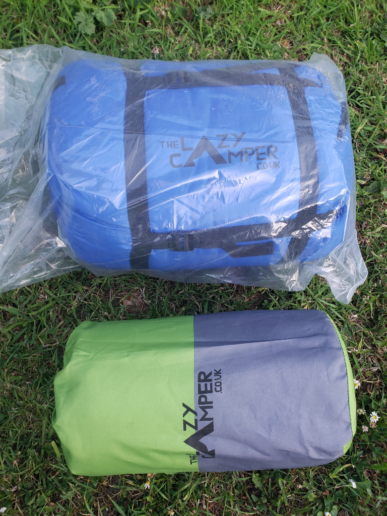 NEW ADULT SLEEPING BAG & SELF INFLATING SLEEPING MATT
