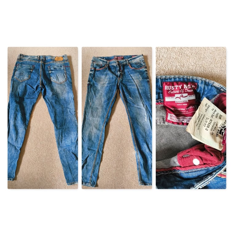 image for Men's Rusty Neal jeans W40/L34 £10