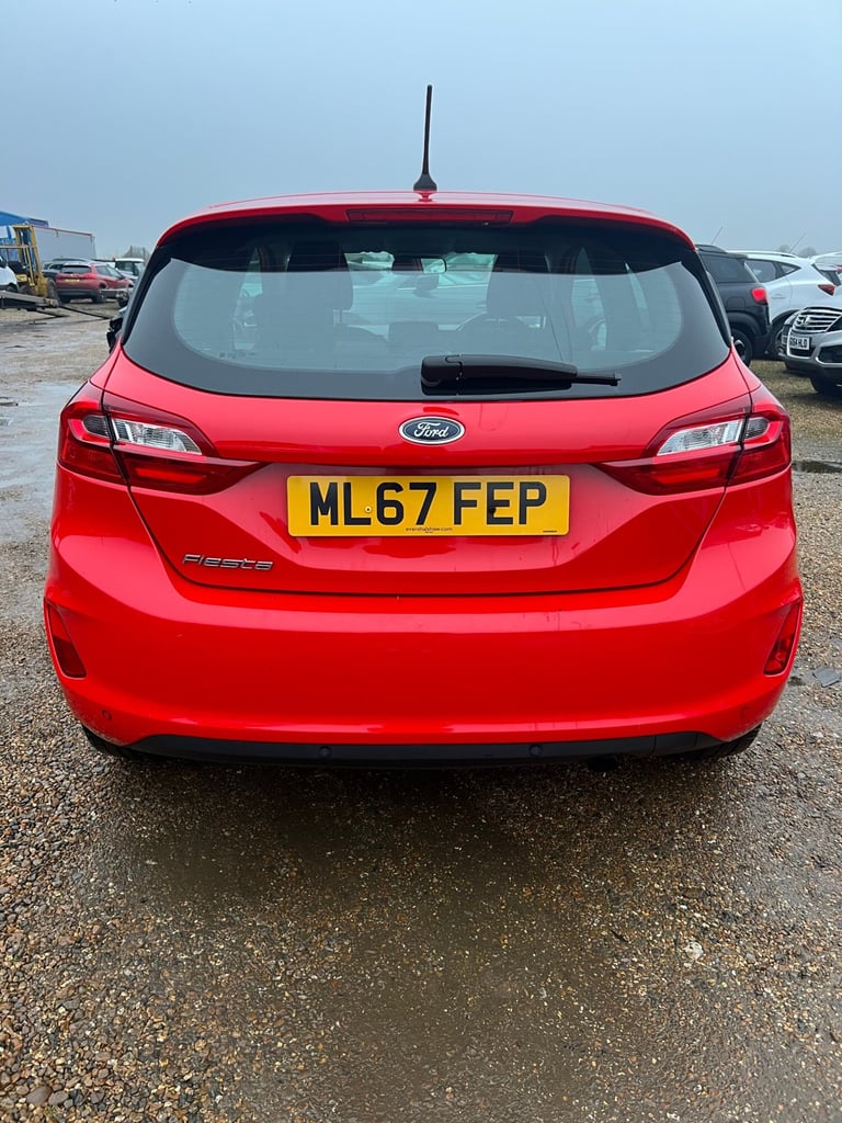 2017 FORD FIESTA ZETEC RED EURO 6 ULEZ COMPLIANT SALVAGE DAMAGED REPAIR CAT S 