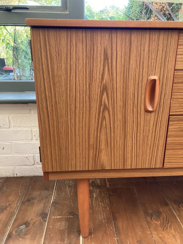 Schreiber Danish Teak Sideboard 