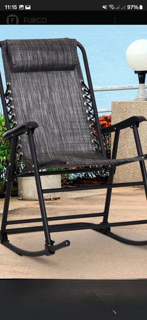 image for folding rocking chair