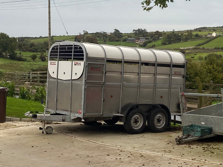 image for Nugent 12 x 6 Twin axle cattle trailer
