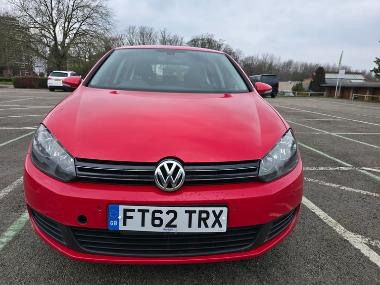 62 GOLF 1.6 TDI MATCH DIESEL 5 DOOR HATCHBACK RED