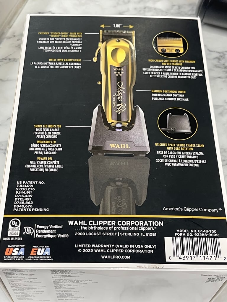 Wahl Cordless Gold Magic Clip