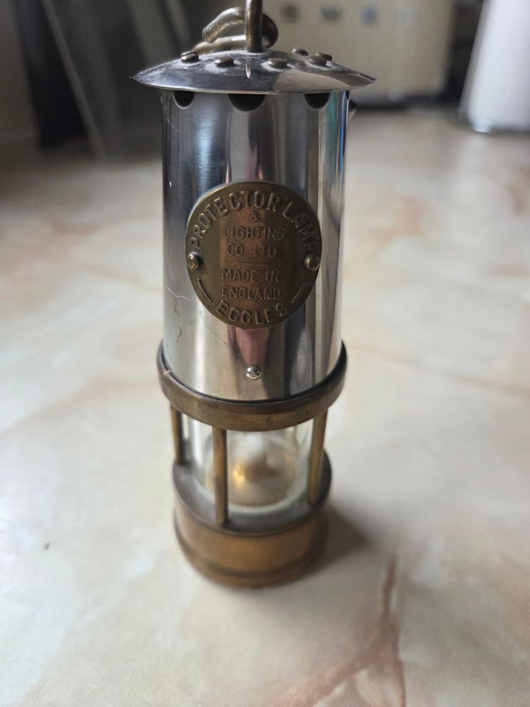 image for Eccles vintage miners protector lamp