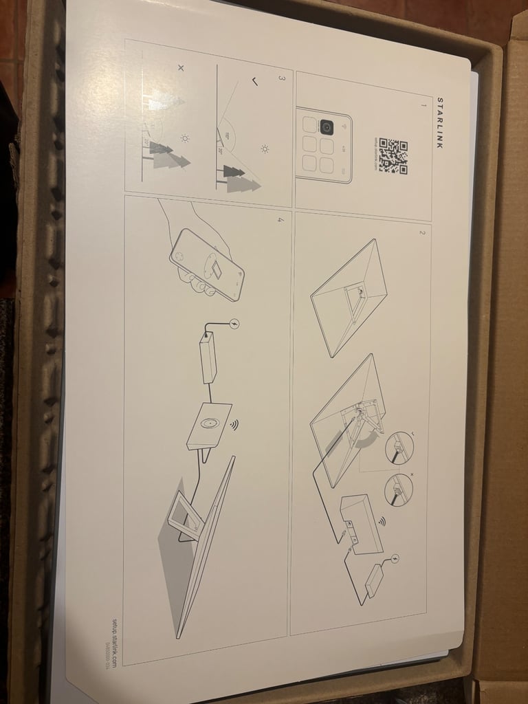 image for STARLINK Standard Satellite Antenna & WiFi Router Kit (New Gen) - Tri-band