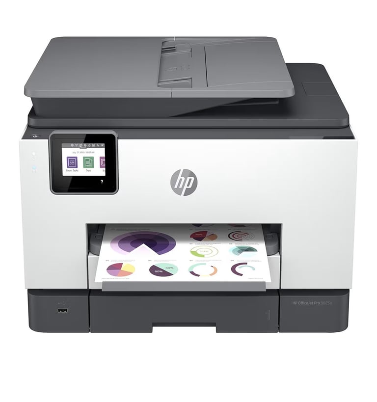 image for HP OfficeJet Pro 9025e printer with ink (never used)