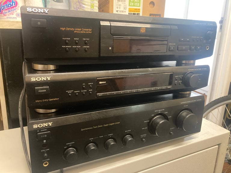 image for Sony separates hi Fi and Arcam speakers 