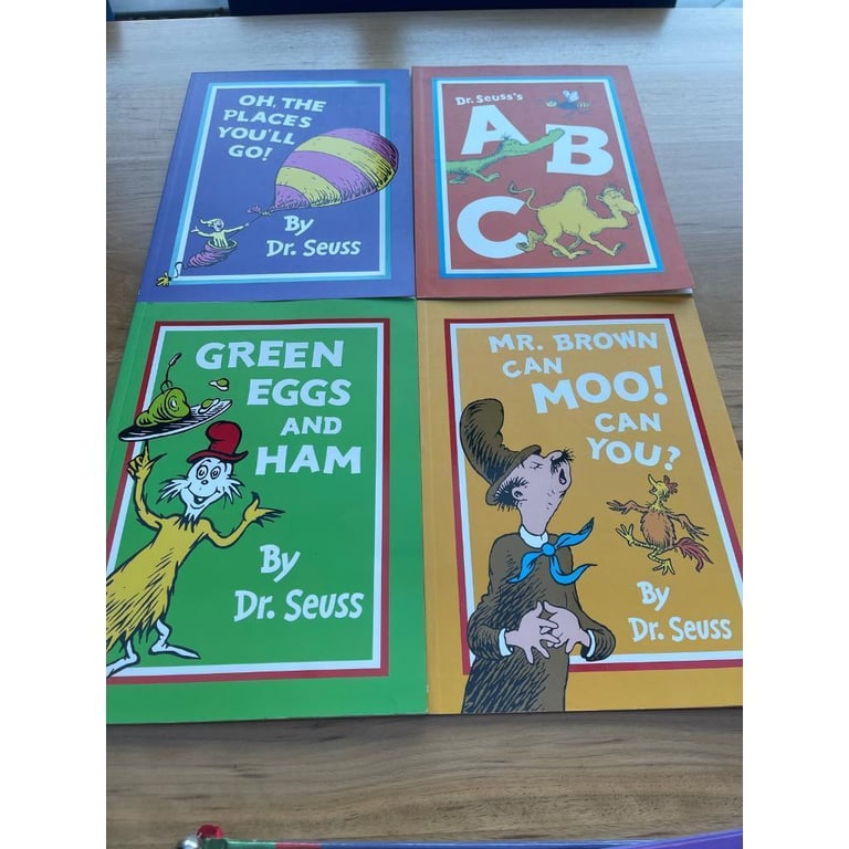 Four Dr.Seuss books 