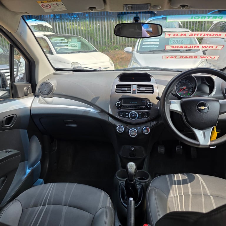CHEVROLET SPARK 1.2 PETROL 80 BHP  LOW MILES 61K YEAR 2013 £35 ROAD TAX 12 MONTHS MOT HPI CLEAR!