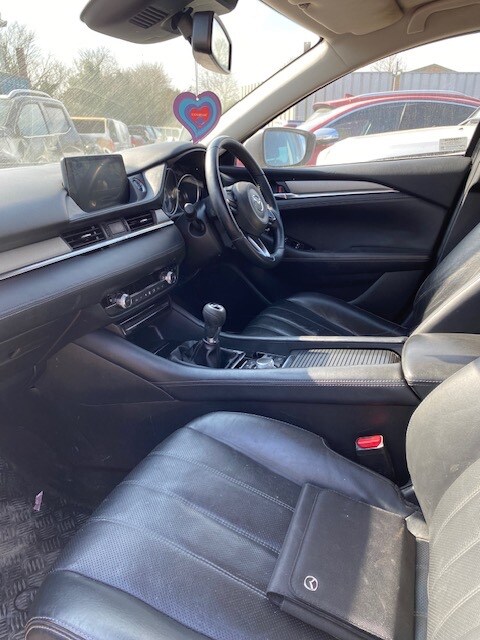 2019 Mazda Mazda6 2.2d SE-L Lux Nav+ 4dr DAMAGED REPAIRABLE SALVAGE SALOON Diesel Manual