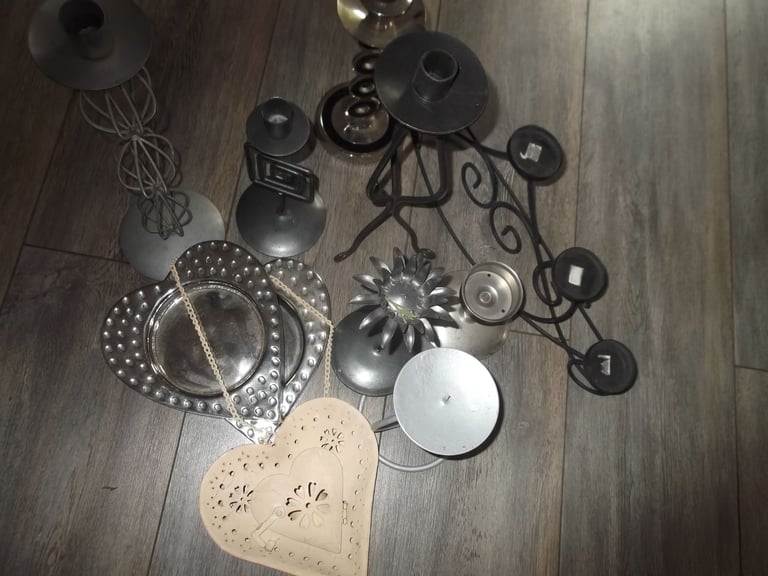 Candle Holders- Metal Assorted LOT