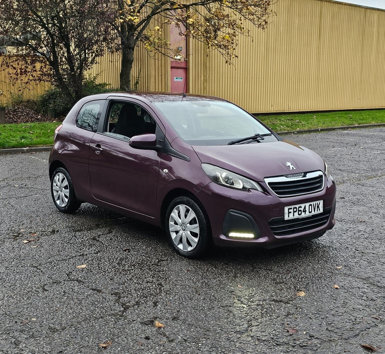 2014 Peugeot 108 1.0 Active 3dr HATCHBACK Petrol Manual