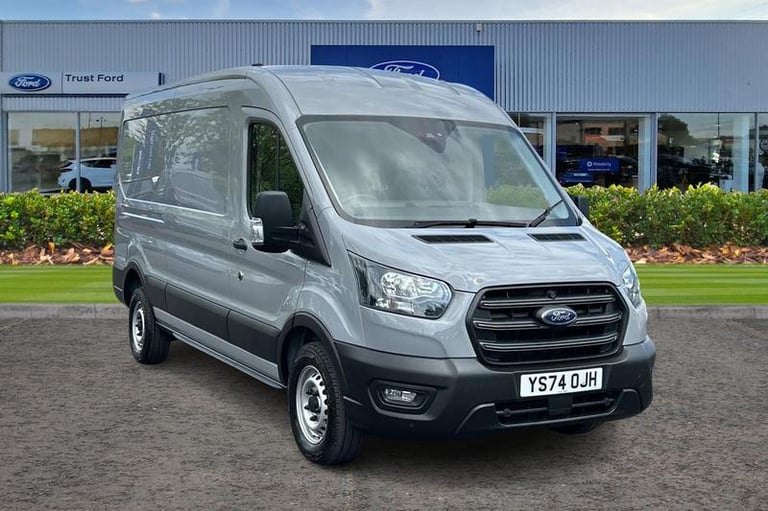 image for 2024 Ford Transit 350 Leader L3 H2 LWB Medium Roof FWD 2.0 EcoBlue Hybrid 130ps, LANE DEPARTU Pan...