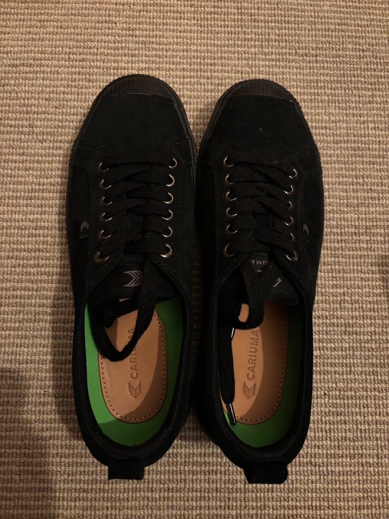 image for Cariuma OCA Low All Black Suede Men’s Trainer