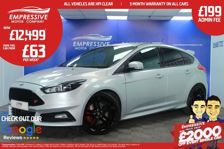 2017 67 FORD FOCUS 2.0T ECOBOOST ST-3 HATCHBACK 5DR PETROL MANUAL EURO 6 (S/S) (
