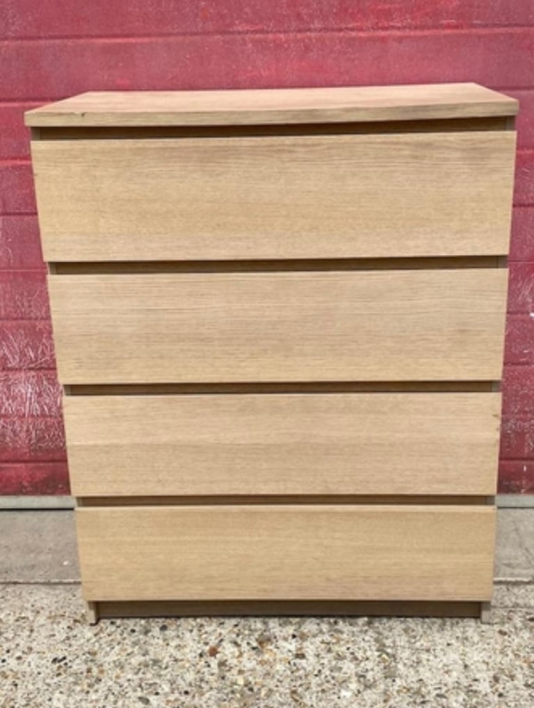 IKEA Malm Four draw Oak