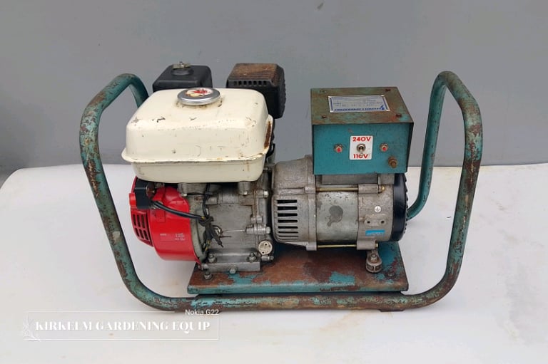 HONDA GX160 5.5HP STEEPHILL PETROL GENERATOR £185