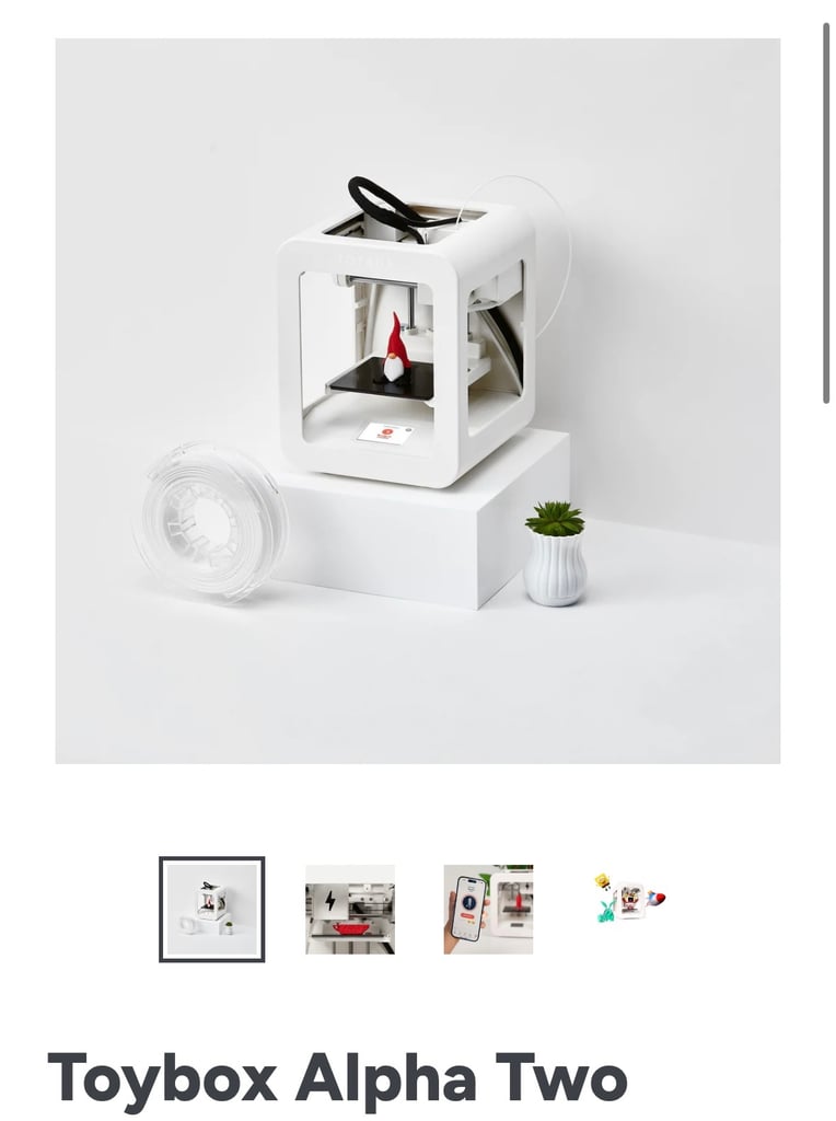 TOYBOX Alpha Two 3d printer 