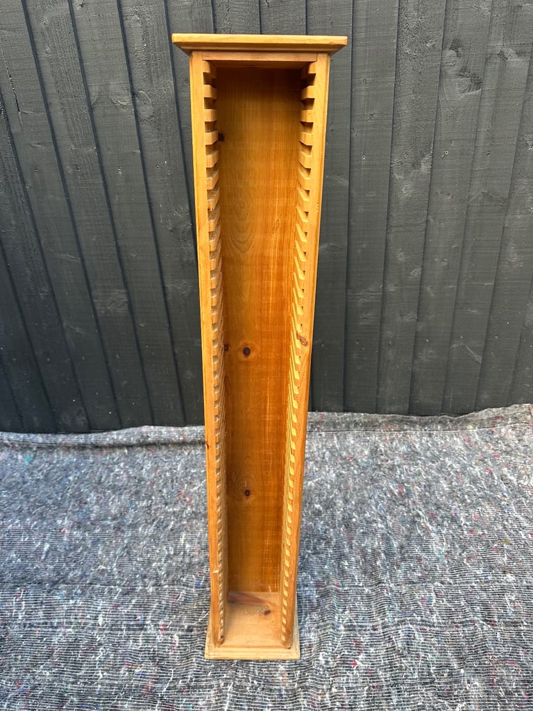 image for Wooden CD storage tower rack