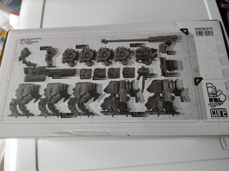 Ember obsidian protocol tabletop war game Rdl core box crowdfunding ...