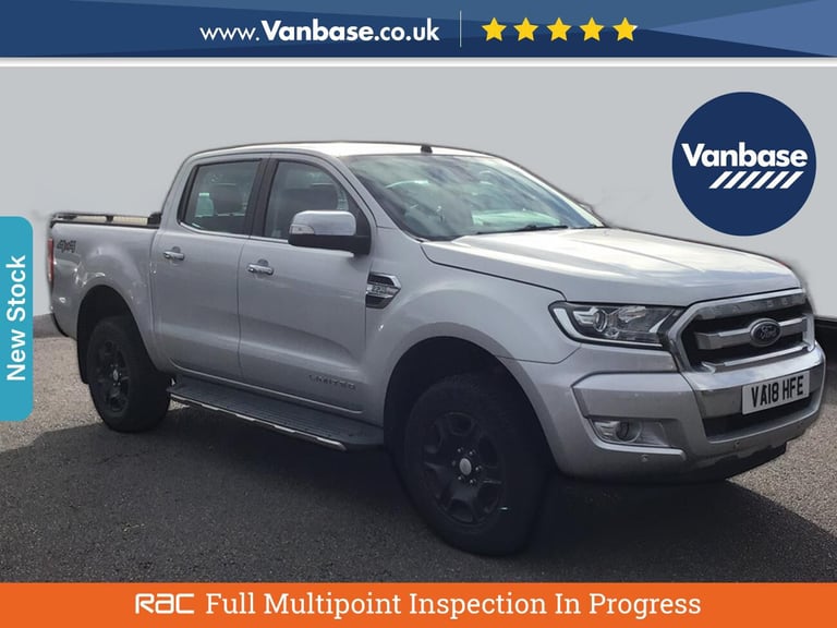 image for 2018 Ford Ranger 2.2 TDCi Limited 1 Pickup Double Cab 4dr Diesel Manual 4WD Euro 5 (s/s) (Ec Pick...