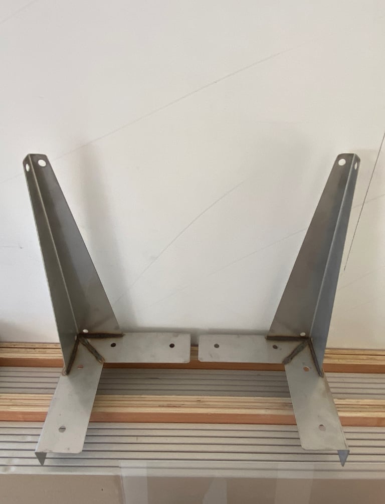 Dormer Roof Corner Bracket 380mm - Stainless Steel ideal for Bird Seagull Pigeon Netting Work etc