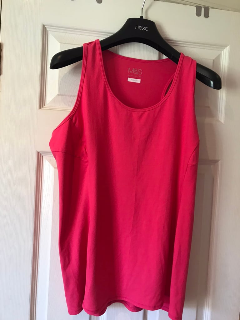 M&S Collection Fitness size 18 pink top
