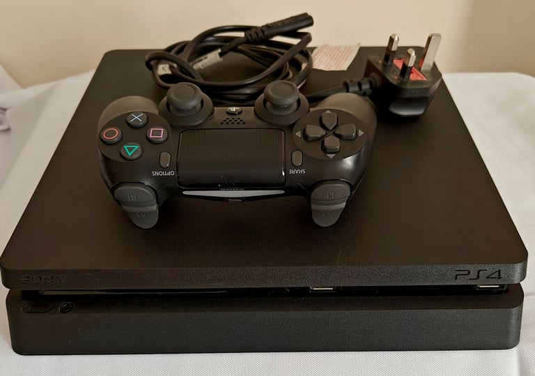 image for Sony PlayStation 4 Slim 500GB Console 1 Controller