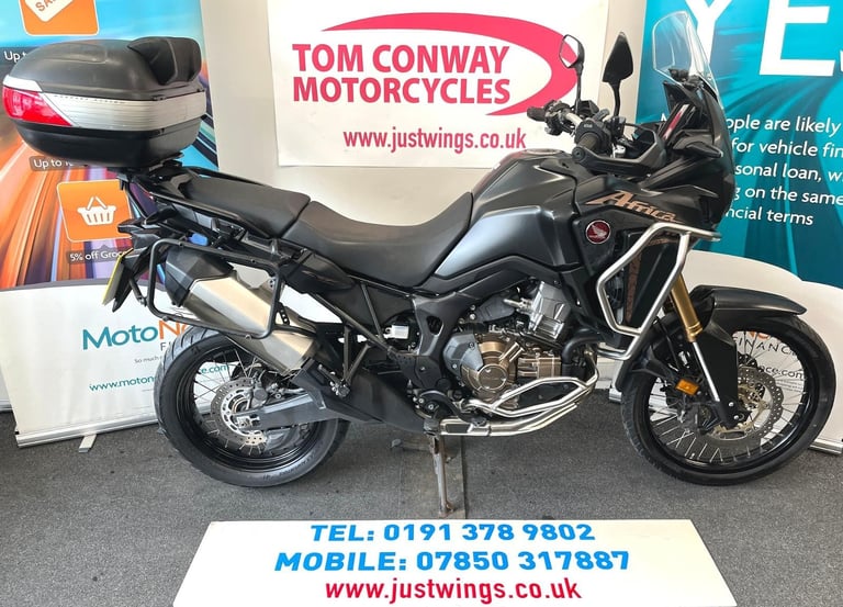 HONDA CRF1000 AFRICA TWIN DCT, 2018(18), 2 OWNERS, 8,739 MILES, FSH, £7395