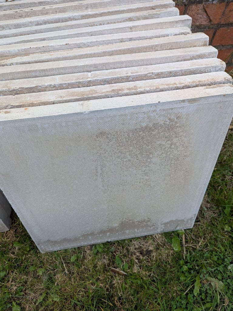 image for SLABS 445mm X 445mm X 40mm THICK. IDEAL FOR DRIVEWAY OR PATIO,PATHS,SHED HARDSTANDING ETC. 
