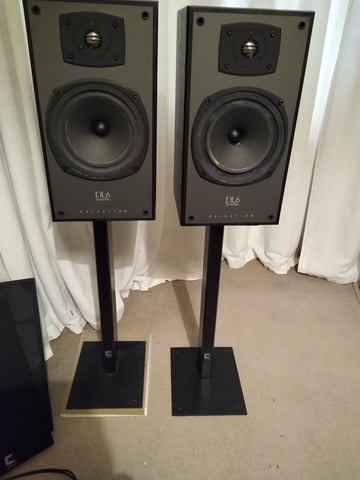 Pair of Celestion DL6 Speakers and Stands in Kilburn, London