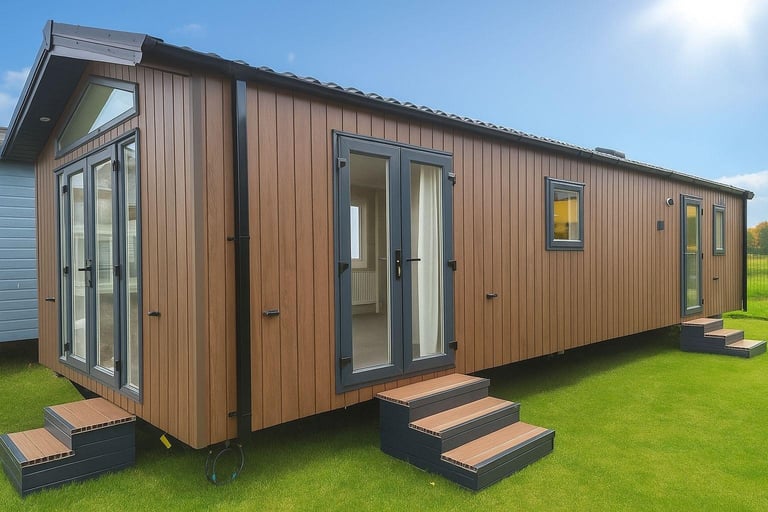 Nationwide Cottage 38ft x 13ft, 2 Bedroom Lodge