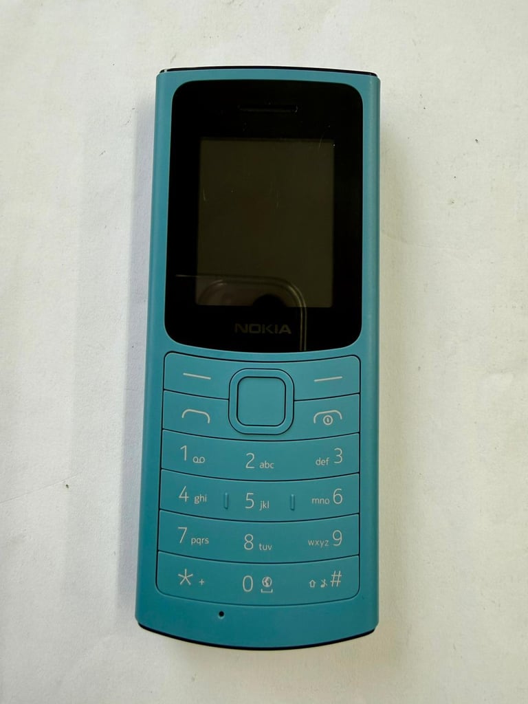 Nokia 110 4G Blue Dual Sim With Camera Unlocked FM Radio LED Torch Simple Keypad Phone