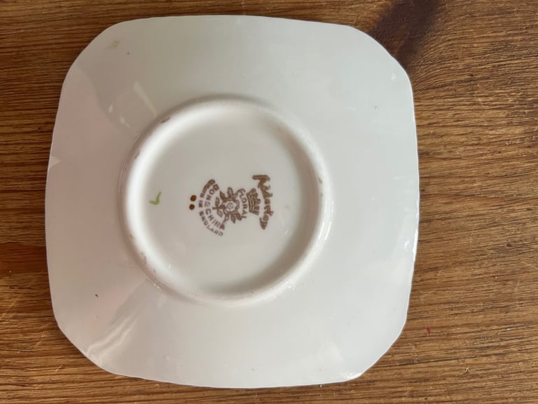 image for Vintage floral trinket dish 