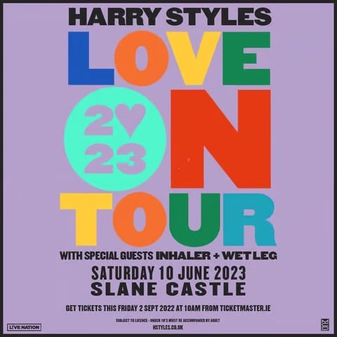 Harry styles Love on Tour 