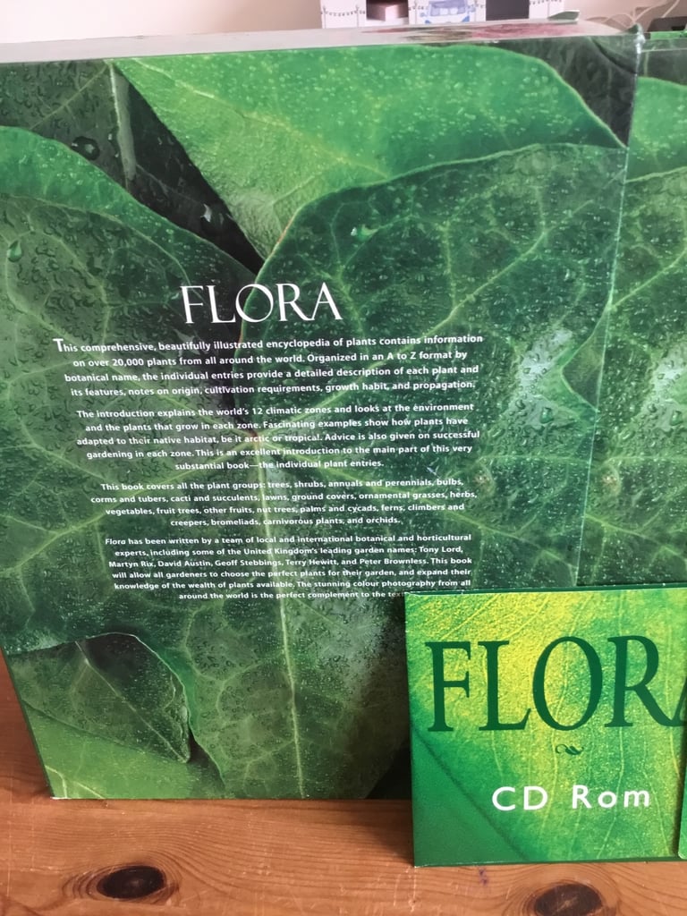 Flora plant excyclopedia two books in storage sleeve