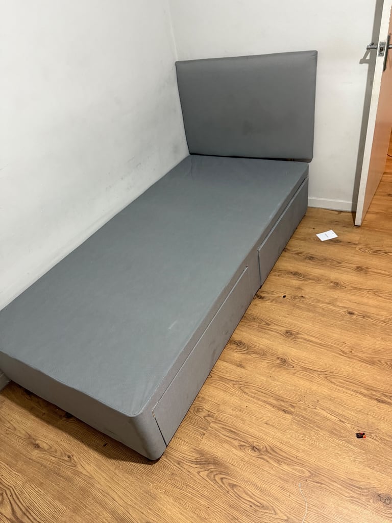 image for Free delivery single bed with drawer and mattress 