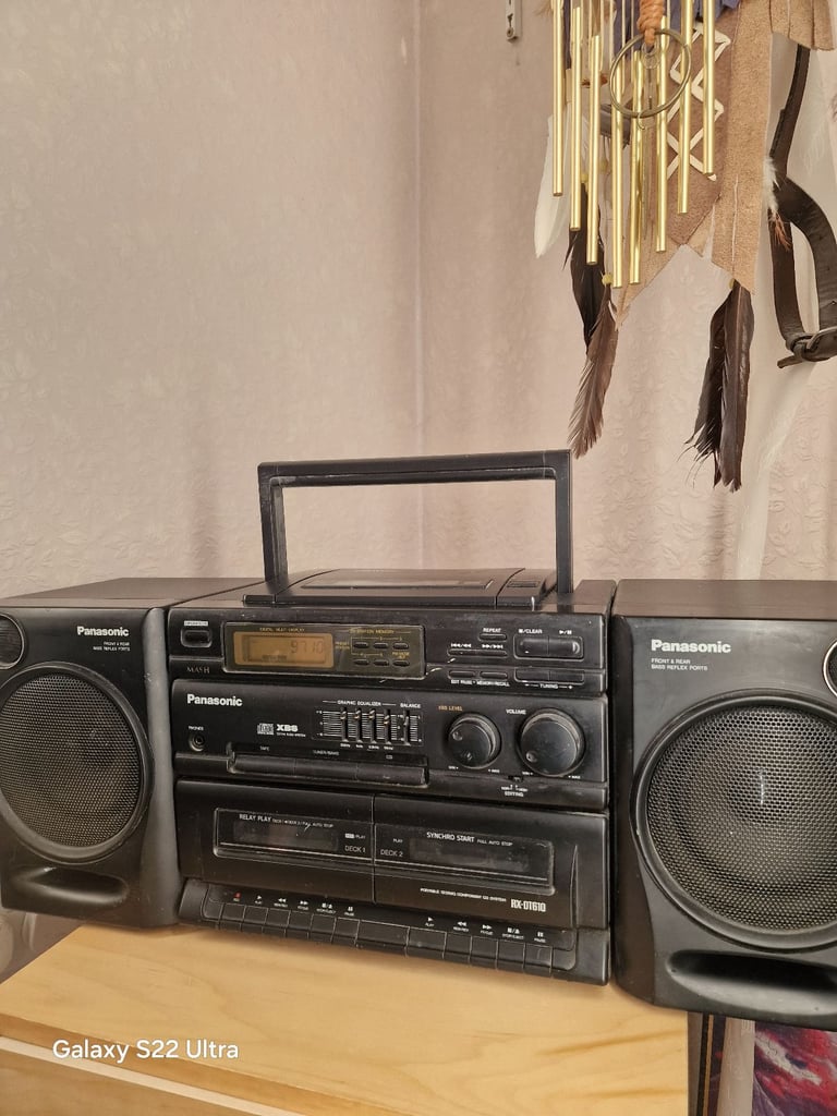 image for Panasonic Radio Cd tape player 